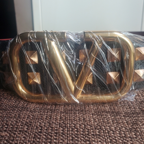 VALENTINO LEATHER ROCKSTUD BELT - Picture 2 of 4